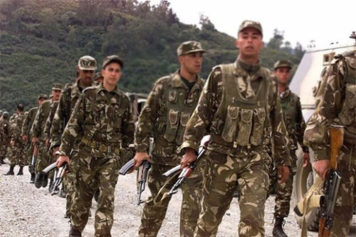 militares argelinos Operación antiterrorista en el sureste de Argelia